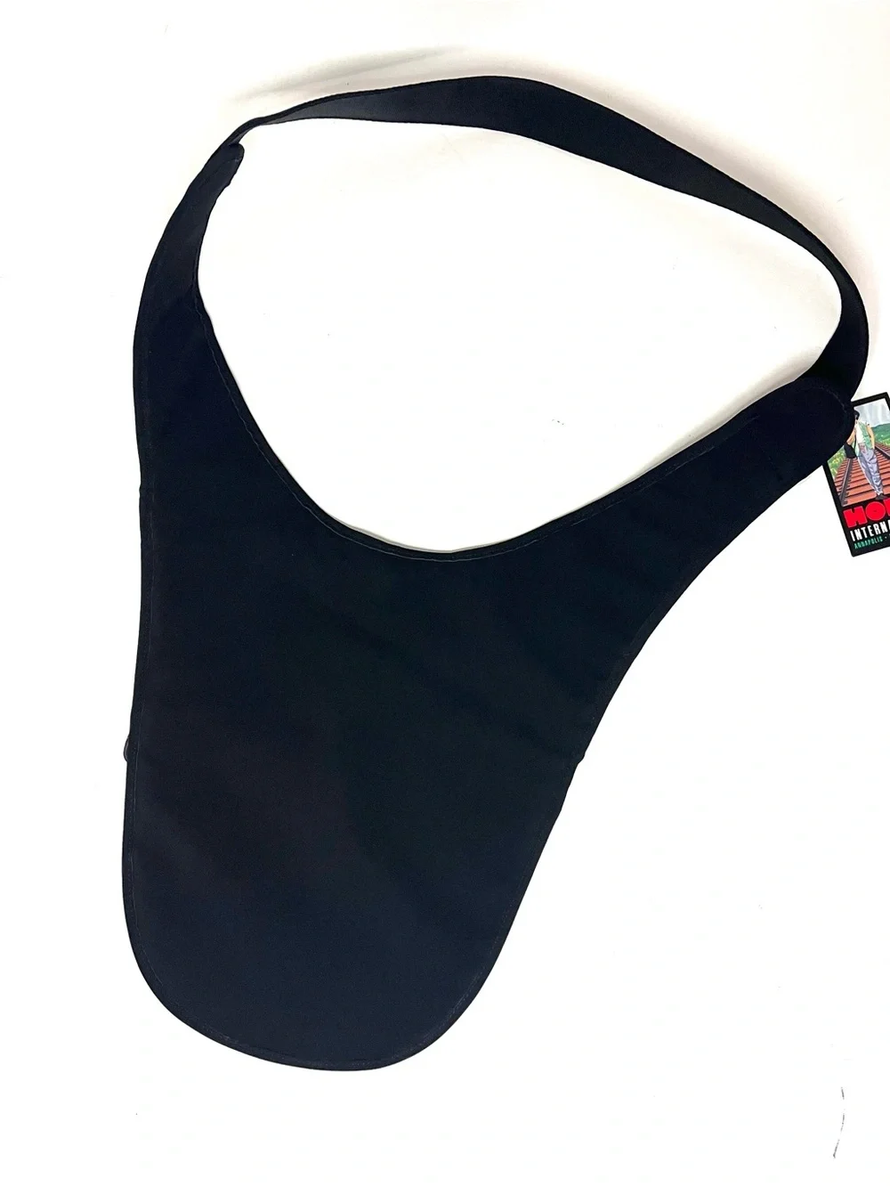 NWT Vintage Hobo International Unisex Black Nylon Crossbody Sling Body Bag